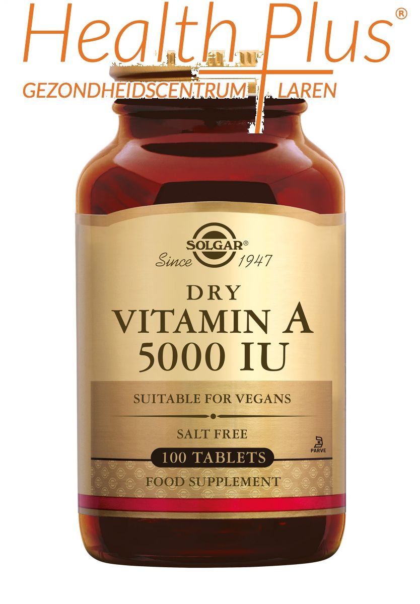 solgar vitamin a 5000 iu 100tabl
